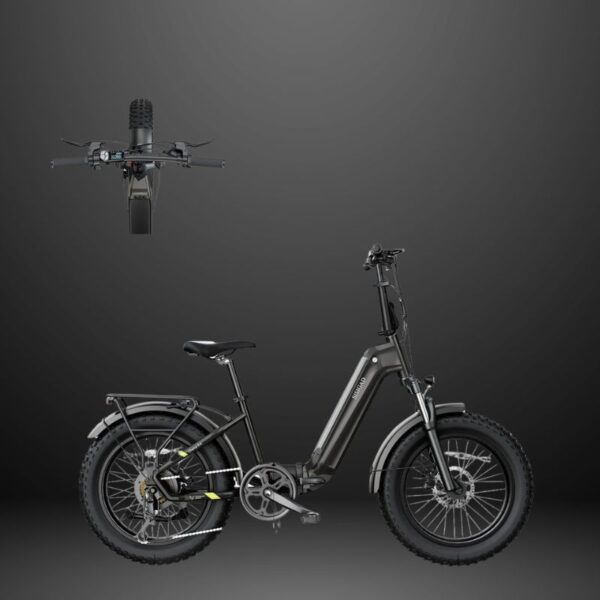 20" Champ Ext Fat Tire Folding Electric Bike - Image 18