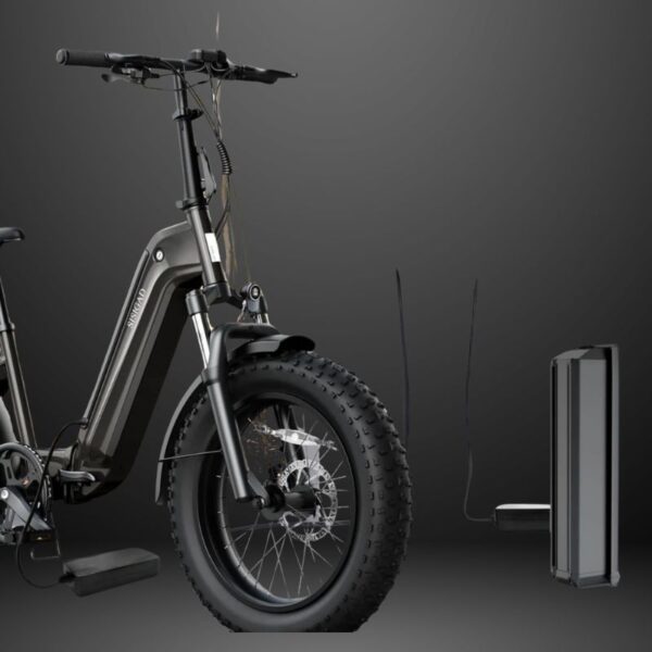 20" Champ Ext Fat Tire Folding Electric Bike - Image 7