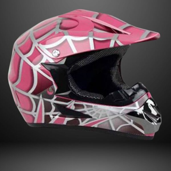 Spider Pink Youth Helmets