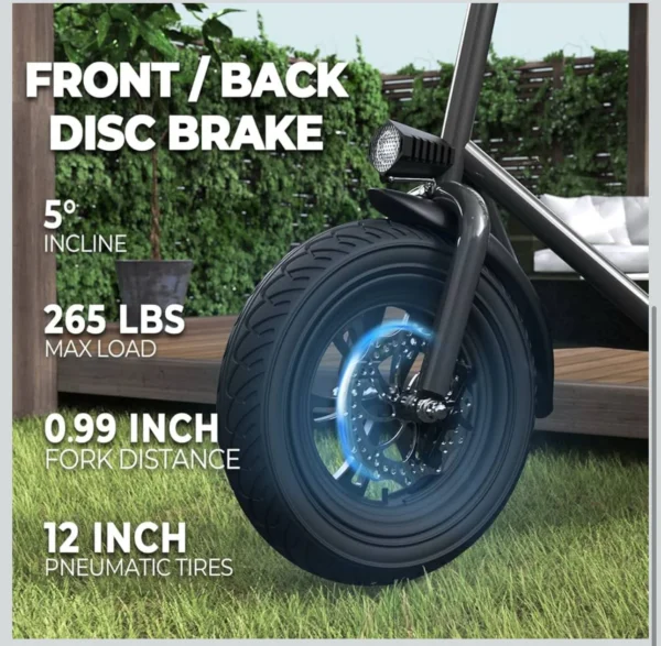 36V-R1 Phantom Gogo sitting foldable scooter - Image 4